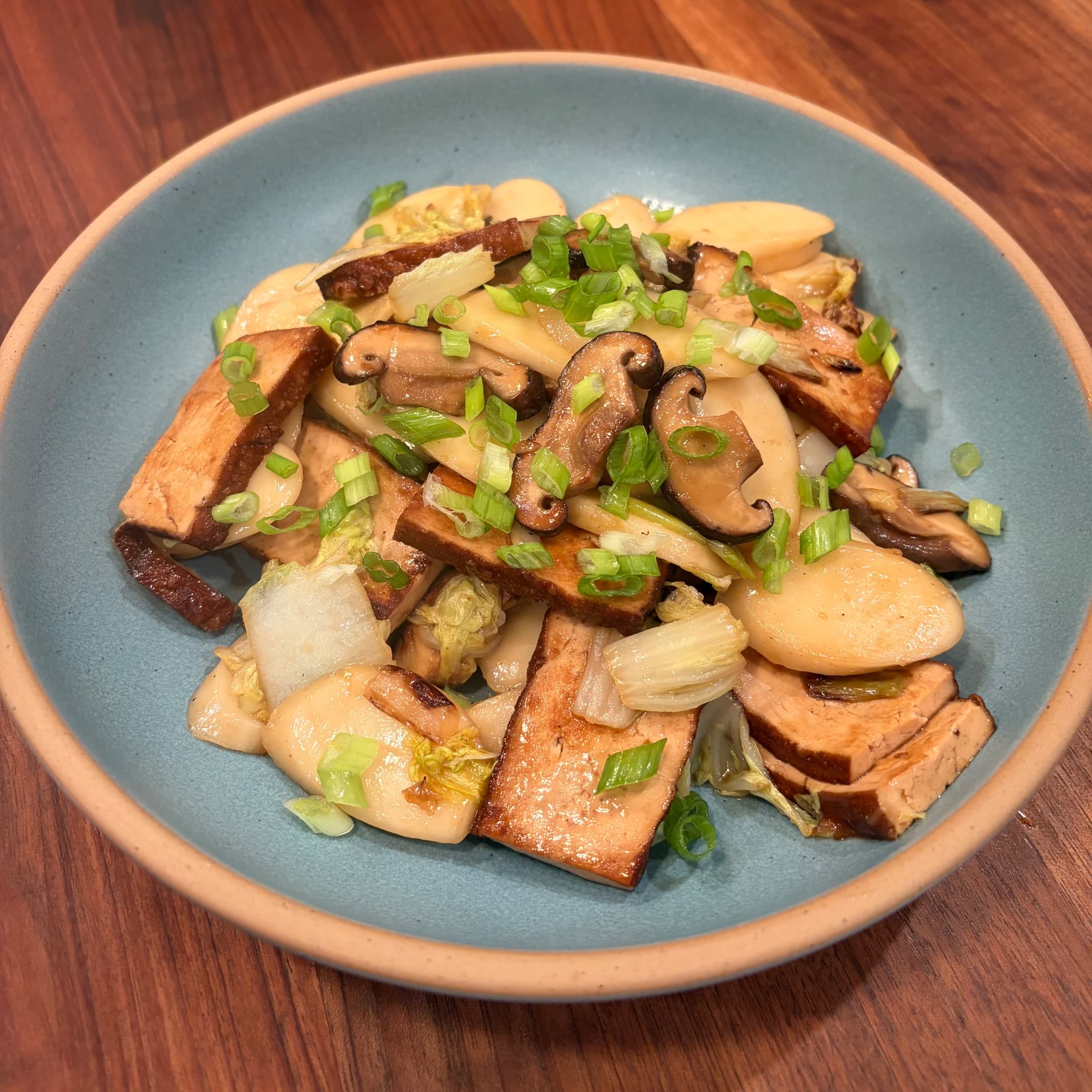 Nian Gao (Stir Fried RIce Cakes)