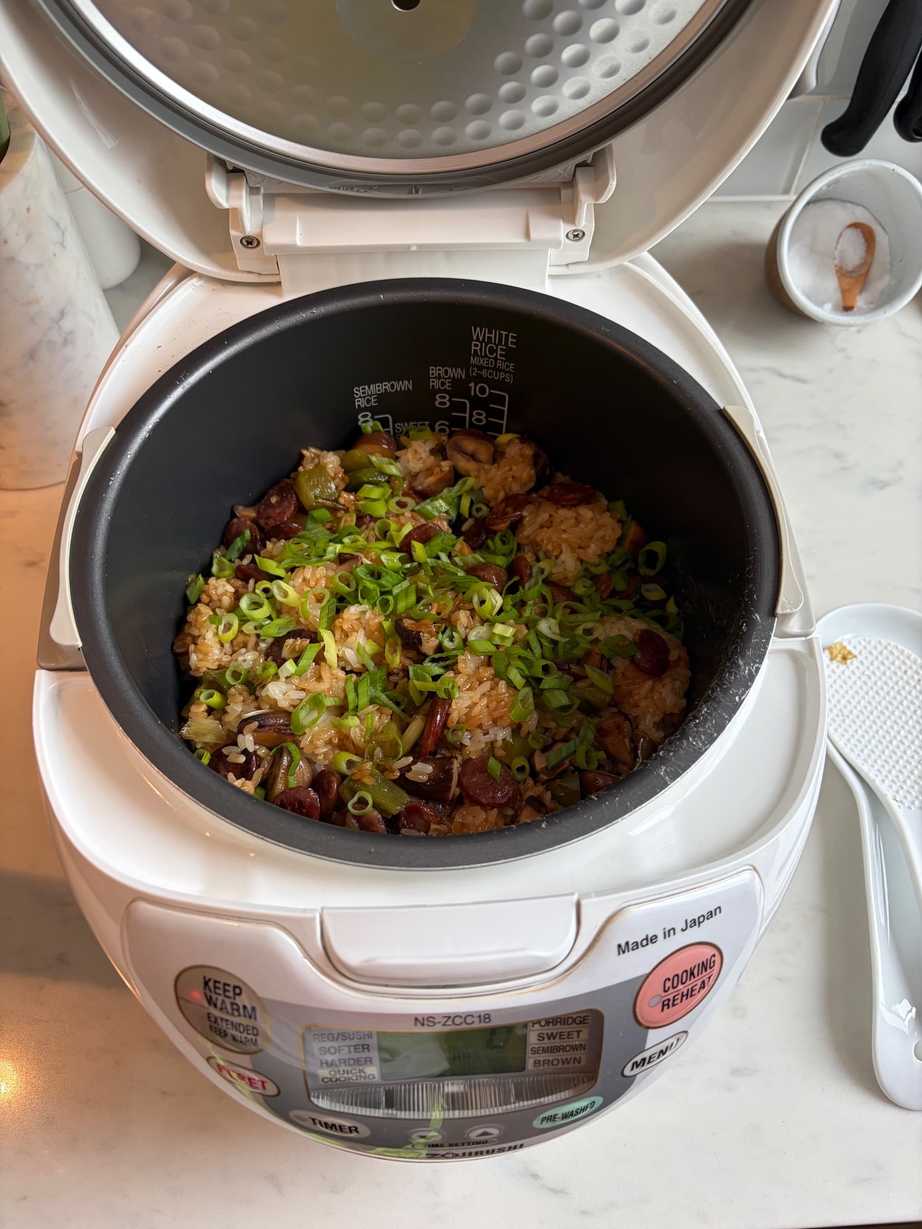 Sticky Rice Stuffing with Chinese Sausage